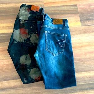 Raw X + XS Premium Denim Bundle of 2 Jeans (32x30)